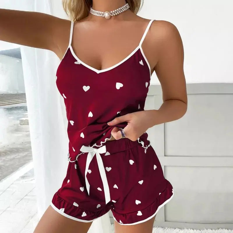 Devils Roll The Dice Pajamas LacyNighty Sleeping Wear