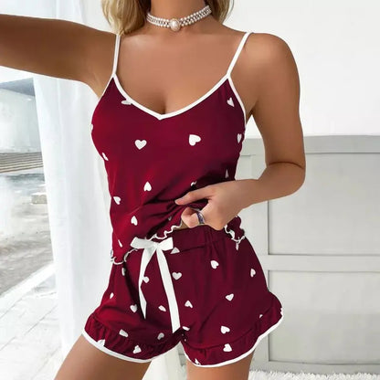 Devils Roll The Dice Pajamas LacyNighty Sleeping Wear