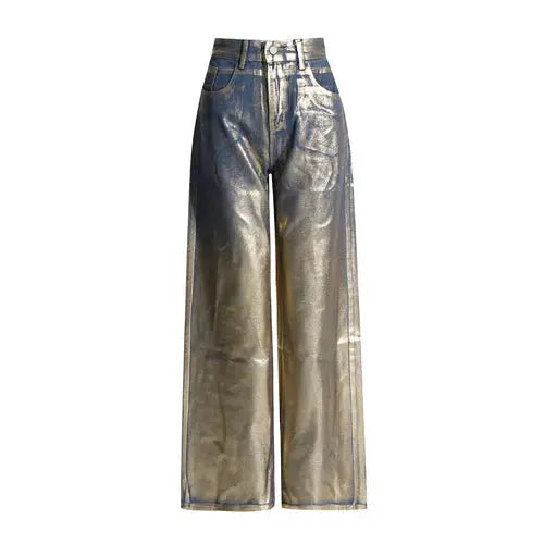 High Waist Denim Pants Lacy Other