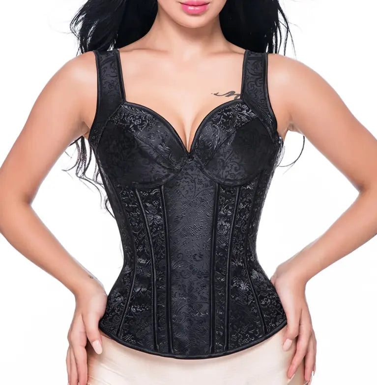 LacyNighty™ Model CT417 LORETTA LACE LINGERIE OVERBUST CORSET