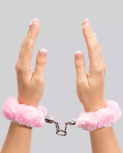 LacyNighty™ Furry Handcuffs Lavah Intimates