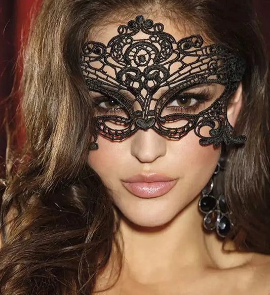 Seductress Mask - Black Lavah Pleasure mask