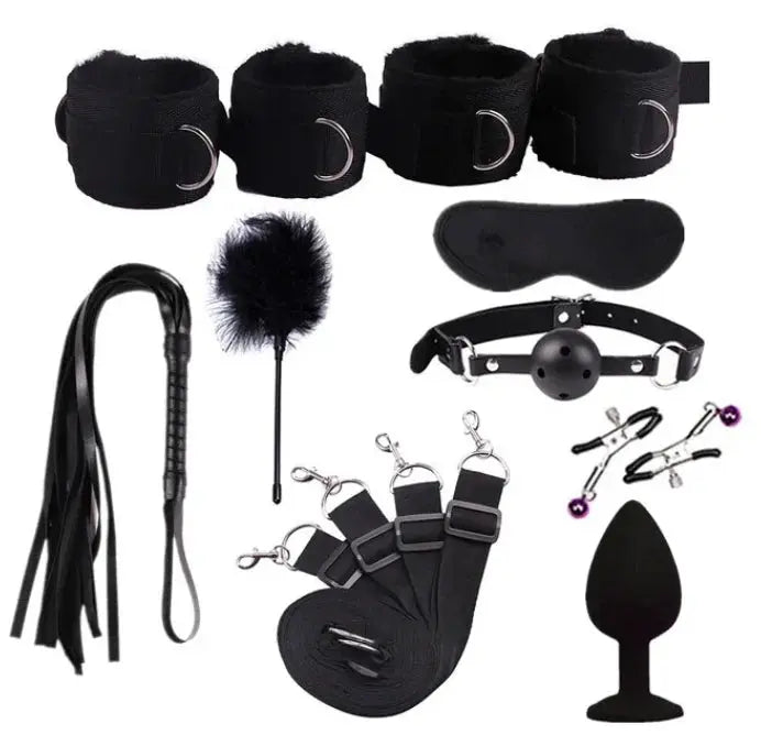 LacyNighty™ All Tied Up Kit - 9 Pieces Lavah Intimates