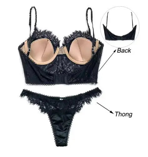 Free Falling Bra Set CINOON Official Store Lingerie & Intimates