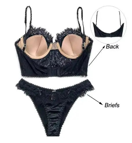 Free Falling Bra Set CINOON Official Store Lingerie & Intimates