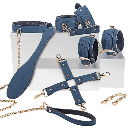 LacyNighty™ Blue Dream 6-Piece Set Lavah Intimates harness