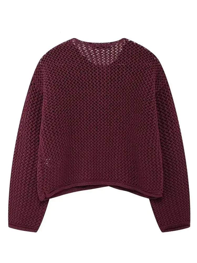 Knitted Cardigan Lacy