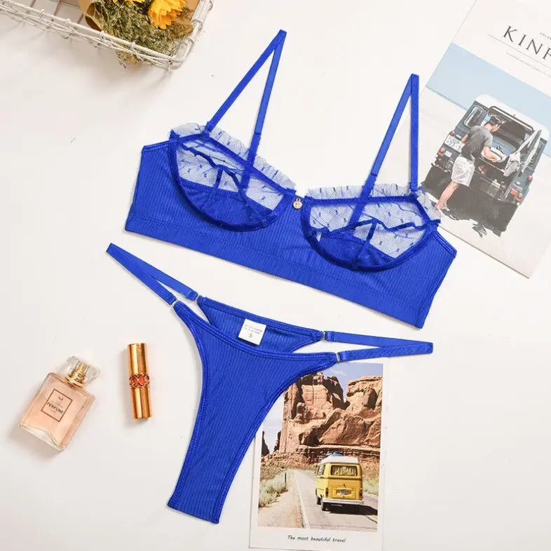 Broken Connection Bra Set LacyNighty Lingerie & Intimates