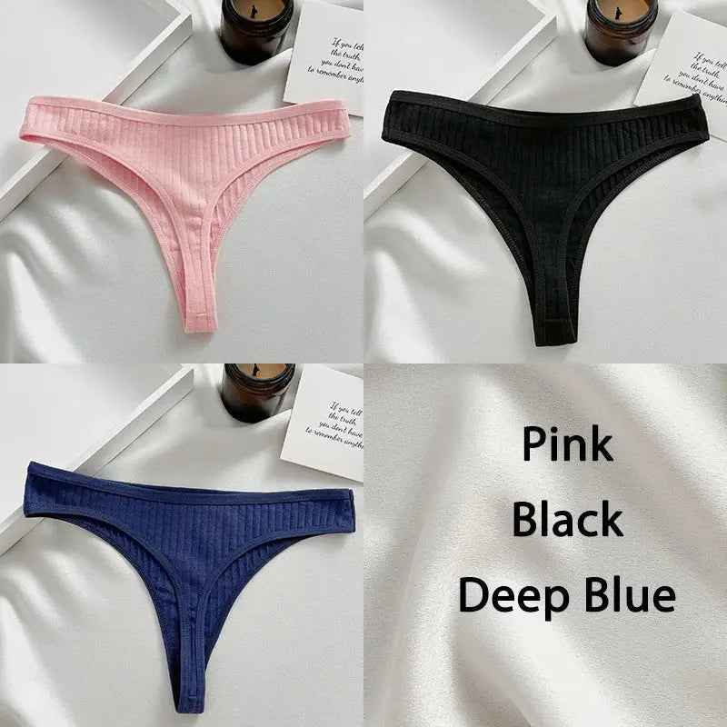 Feel So Untouched Thongs Set LacyNighty Panties