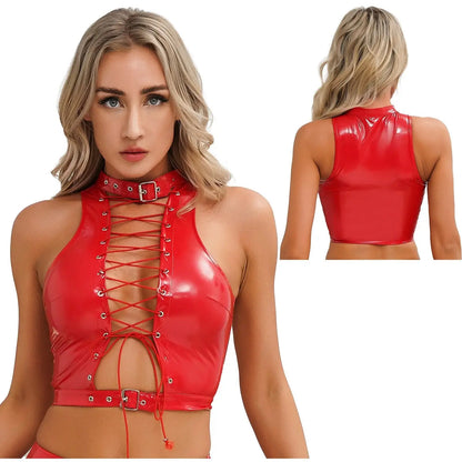 Lena Leather Top Lavah Intimates