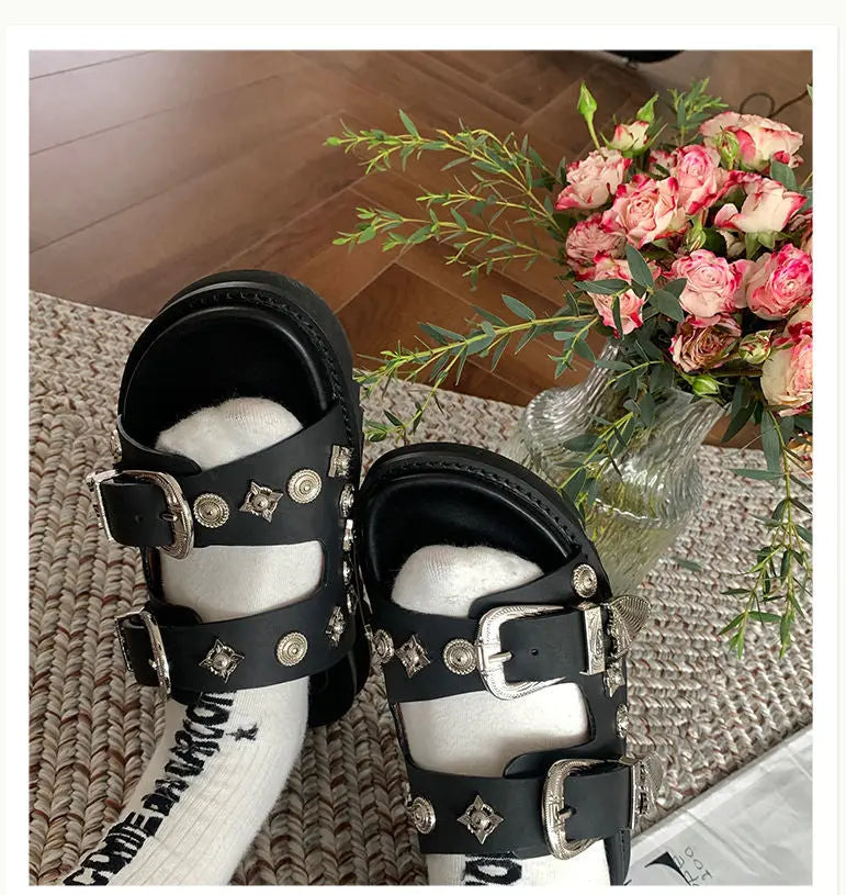 Punk Rock Sandals Lacy0301 Home