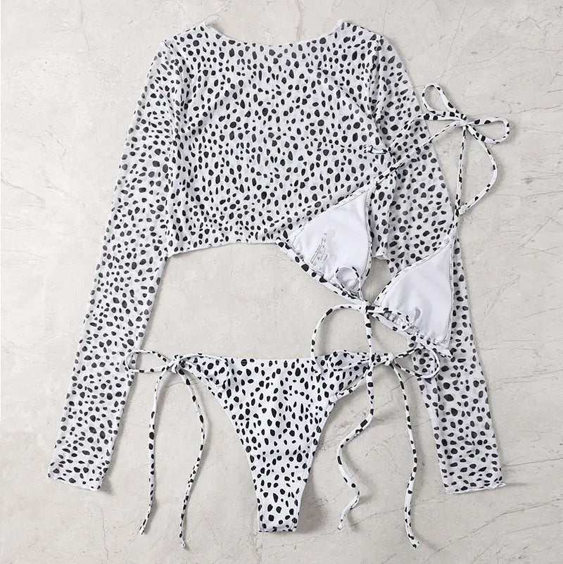 LacyNighty™ Model BK503 (set with top) ELLOLACE Bikini