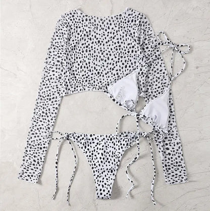 LacyNighty™ Model BK503 (set with top) ELLOLACE Bikini