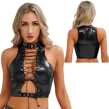 Lena Leather Top Lavah Intimates