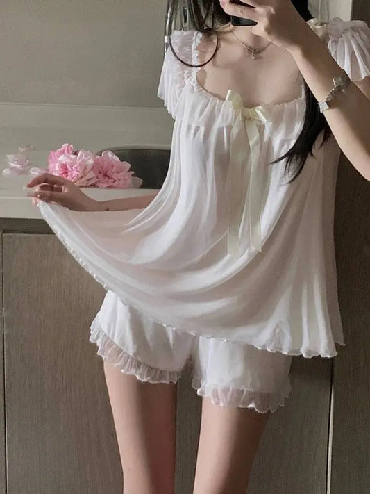 Doin' You A Favor Pajama Set LacyNighty0212 Sleeping Wear