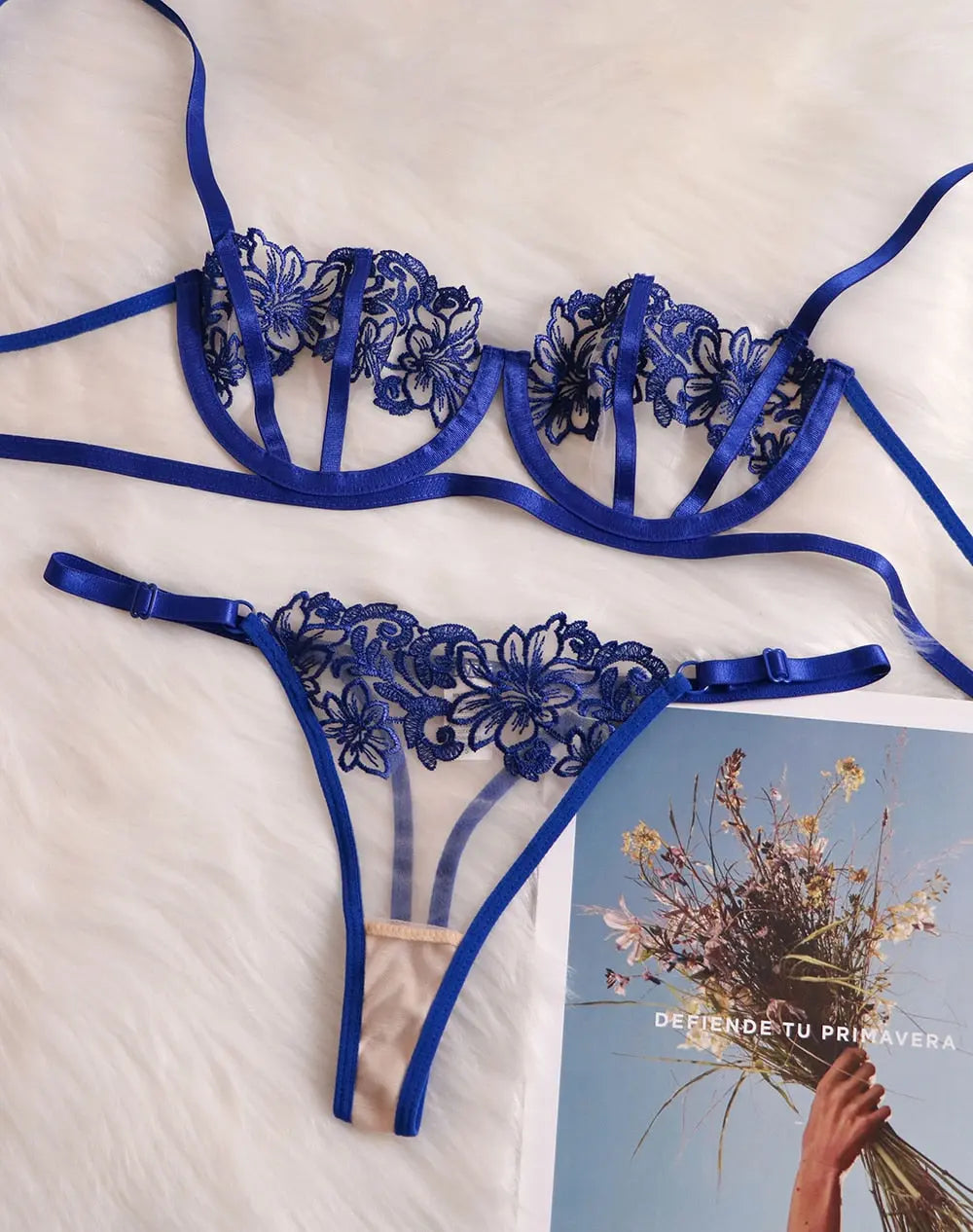 Model SL267 ELLOLACE sexy lingerie set