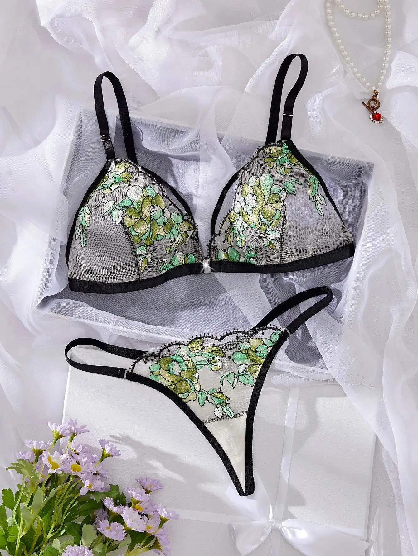Love Runs Deep Bra Set LacyNighty Lingerie & Intimates