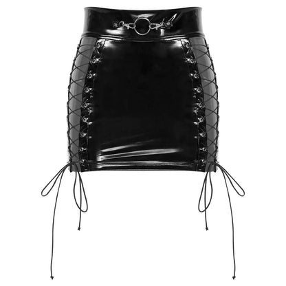 Lace Me Up Wetlook Skirt Lavah Intimates skirt