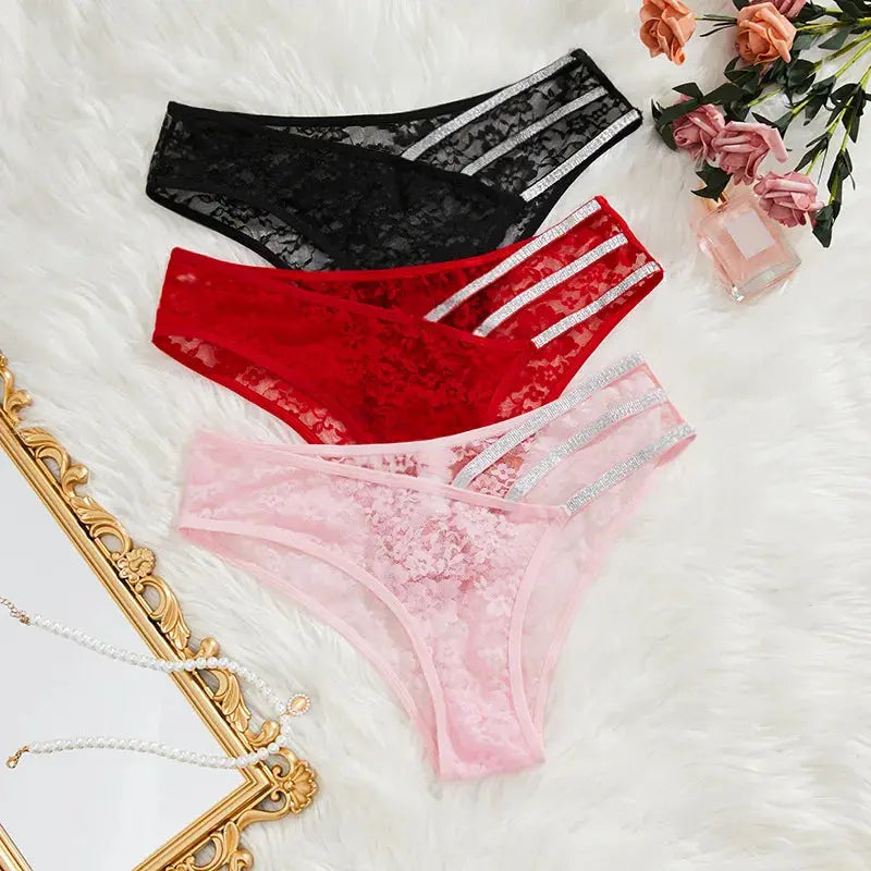 LacyNighty™ Velvet Vibes Briefs Lacy Nighty