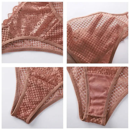 Reach Your Heart Panties Set LacyNighty Panties