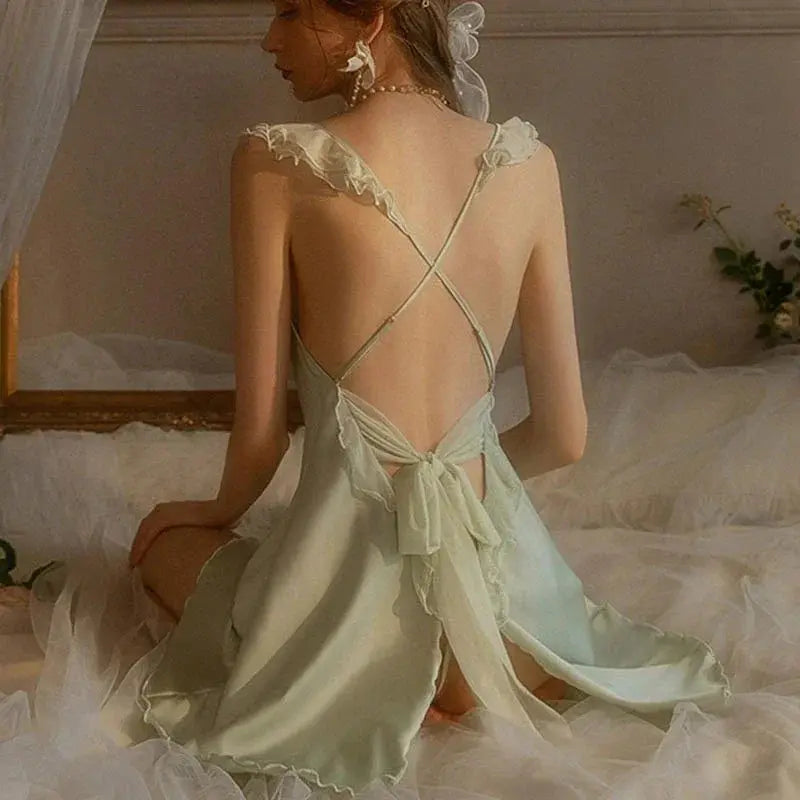 Walking On A Tightrope Nighdress LacyNighty Sleeping Wear