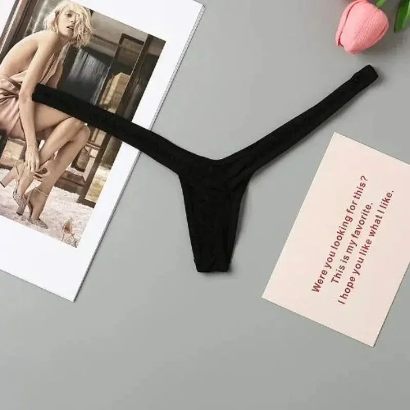 Let's Slow Talk Thong LacyNighty Panties