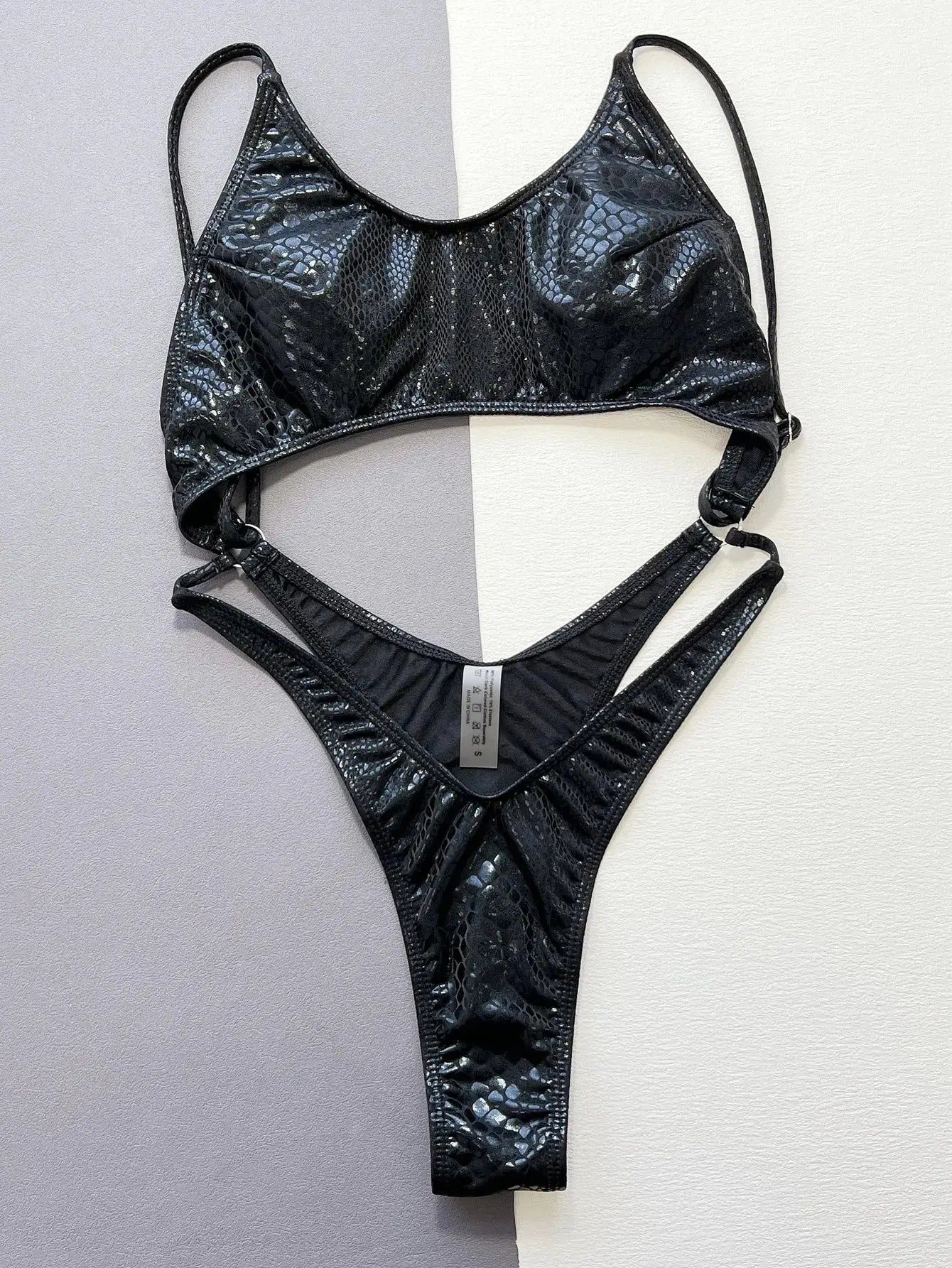Snake Print Bikini Set Lacy0301 Other