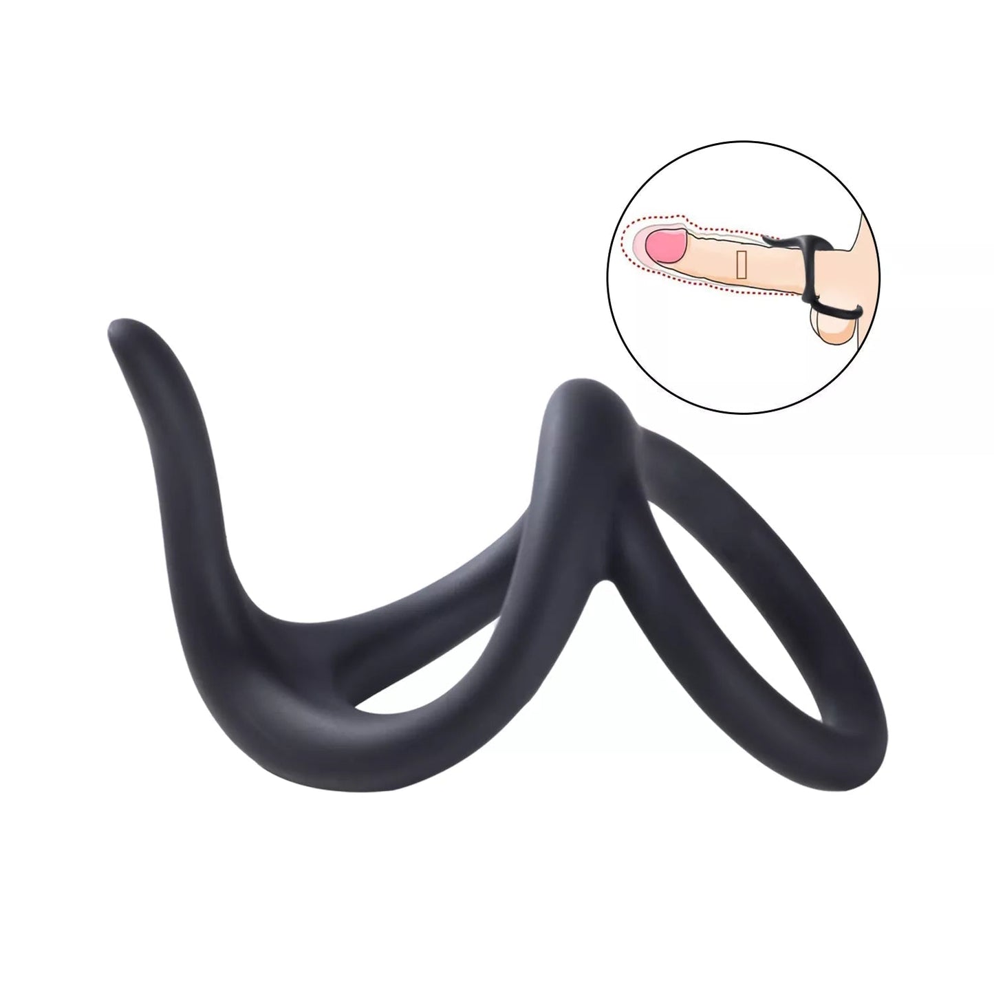 Van - Dual Penis Ring Erection Enhancing Cock Ring Honey Play Box Official Penis Toys