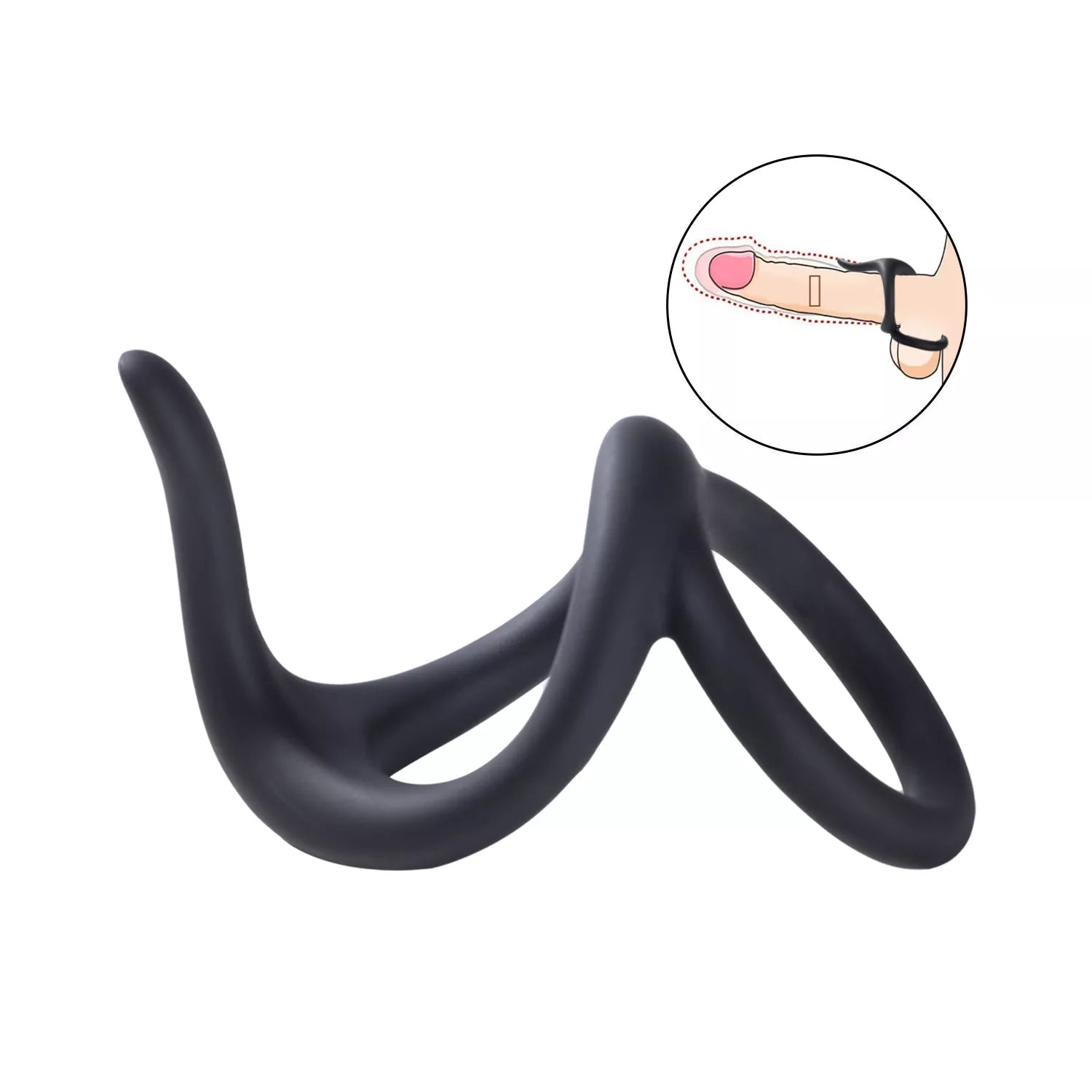 Van - Dual Penis Ring Erection Enhancing Cock Ring Honey Play Box Official Penis Toys