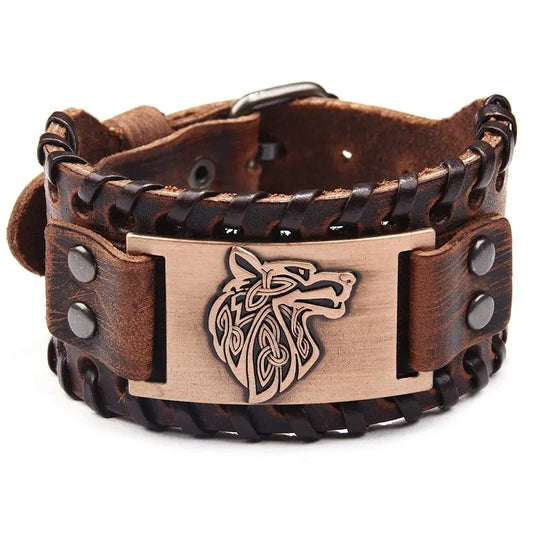 Vintage Leather Bracelet Lacy0301 Bangles