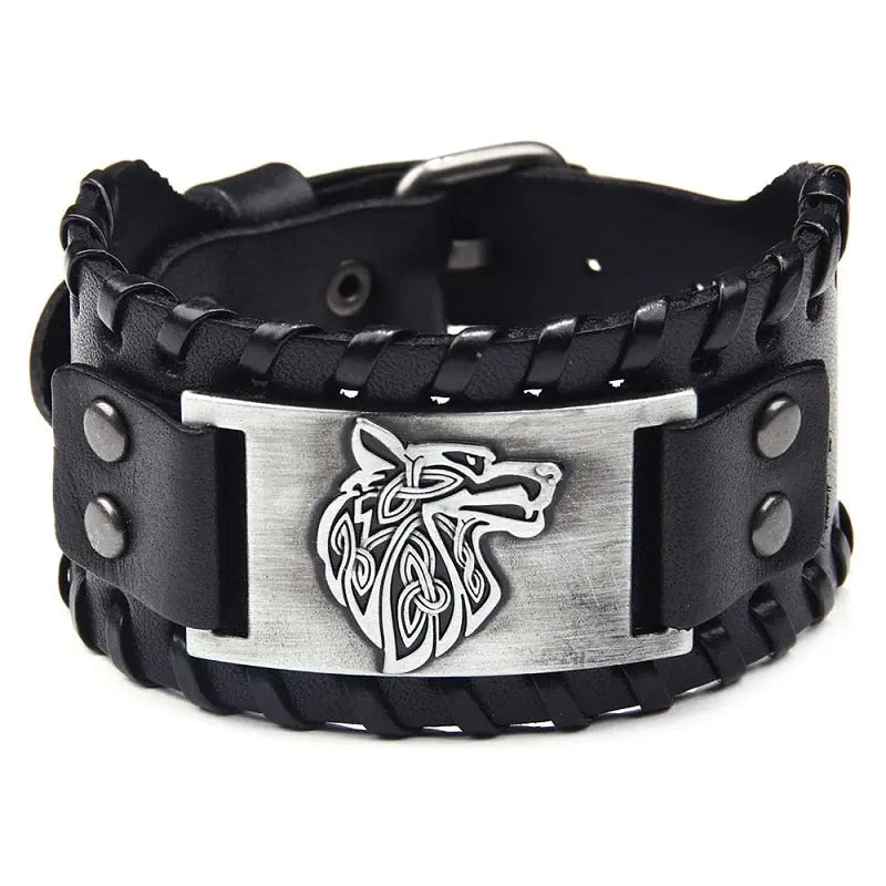 Vintage Leather Bracelet Lacy0301 Bangles