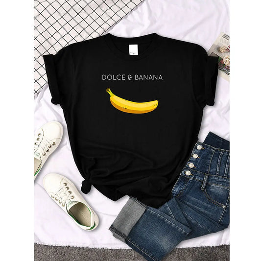 Womens Banana T-Shirt Lacy0301
