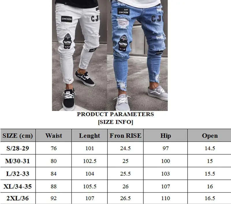 Ripped Skinny Biker Jeans Cele China Top 1 Jeans