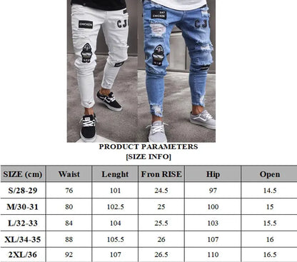 Ripped Skinny Biker Jeans Cele China Top 1 Jeans