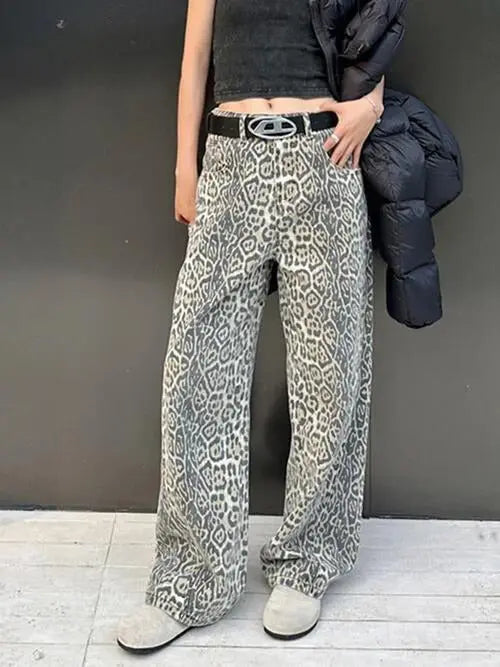 Retro Leopard High Waist Lacy0301 Other