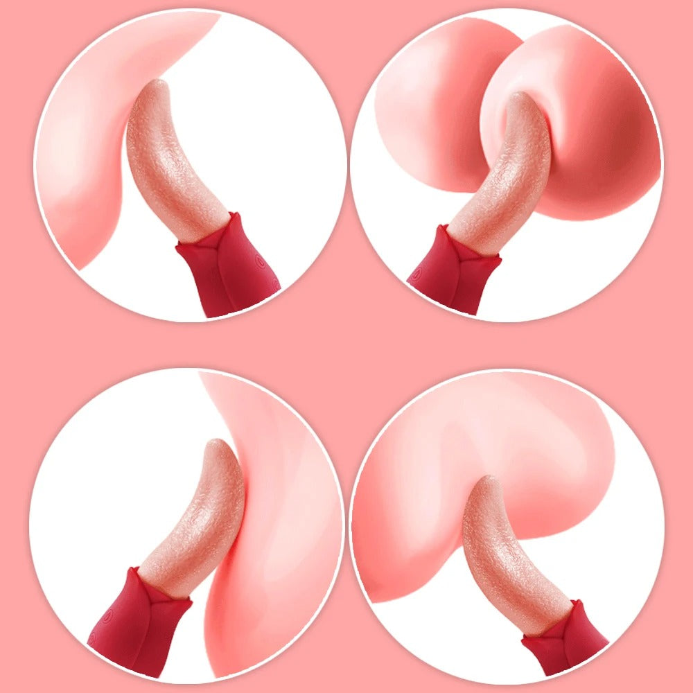 💥2025 New RNipple Vagina -Powerful Tongue Licking Vibrator Nighty