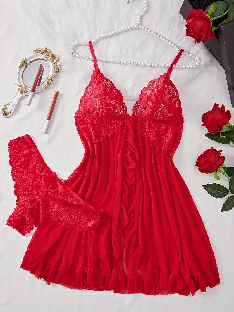 LacyNighty™ Lace Lash Set Lacy Nighty