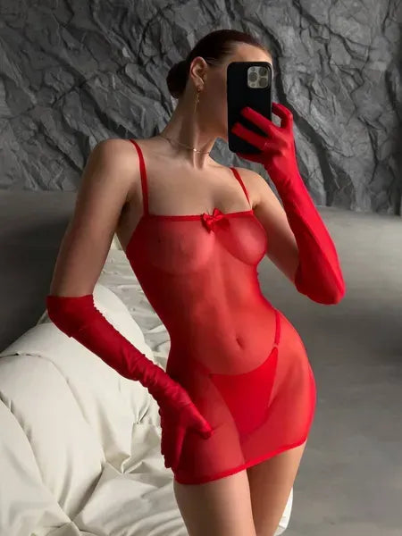 LacyNighty™ Knot Nadia Lingerie Lacy Nighty