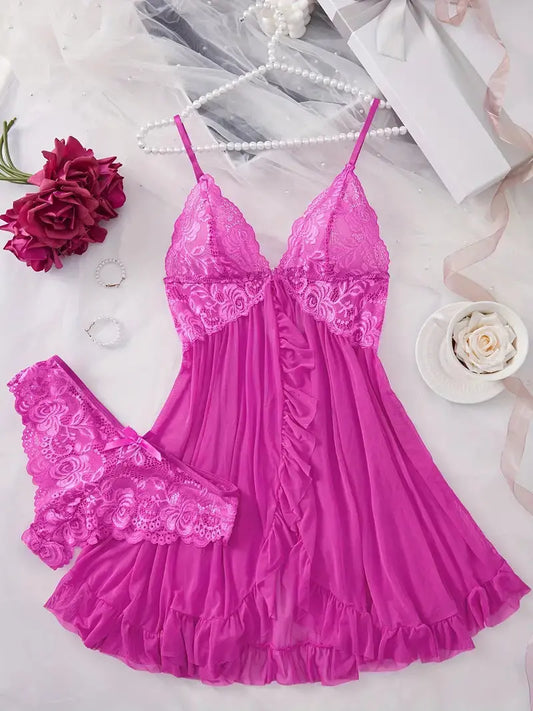 LacyNighty™ Lace Lash Set Lacy Nighty