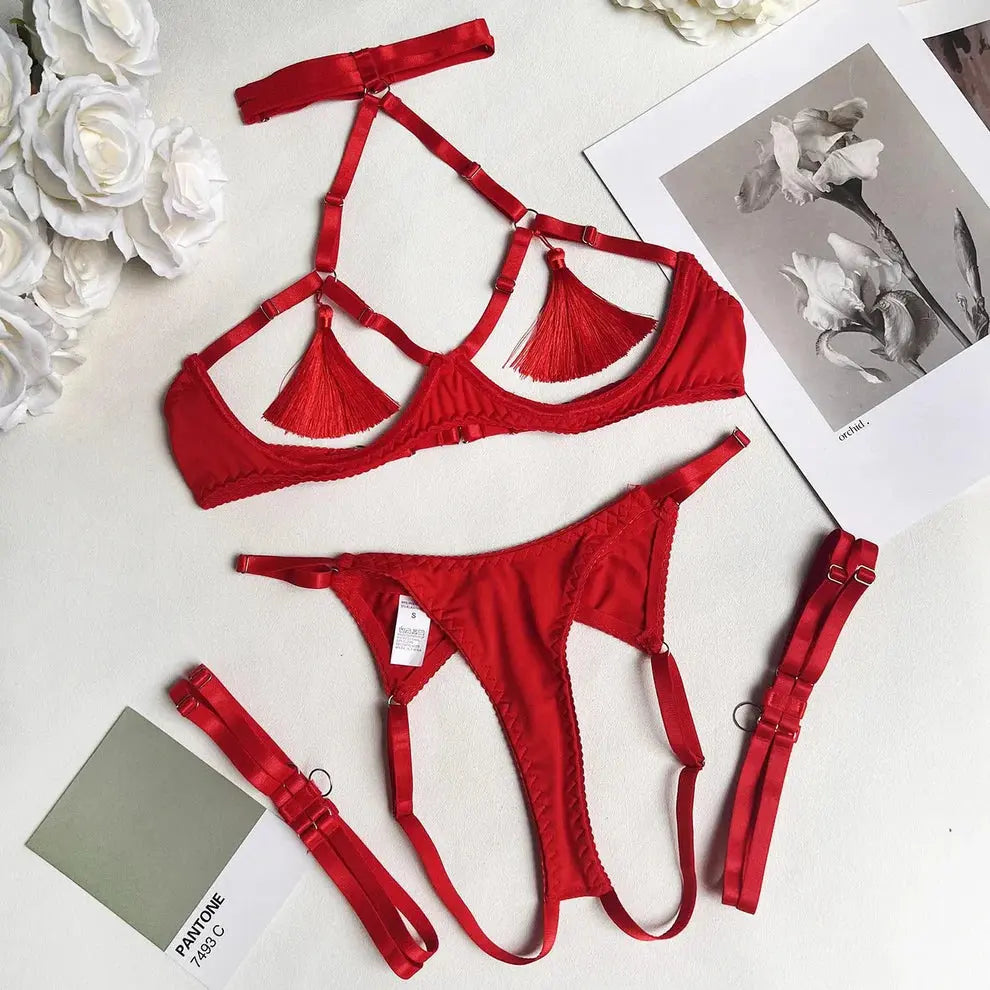 LacyNighty™ Scarlet Seduction Lacy Nighty