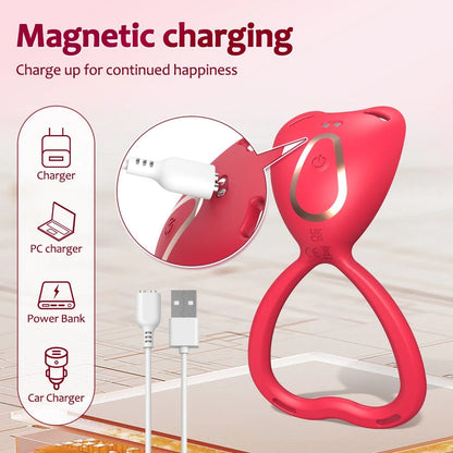 💥2025 New Vibrating Cock Ring🎁 VIBELOCK Pro Magnetic Pleasure Ring Nighty