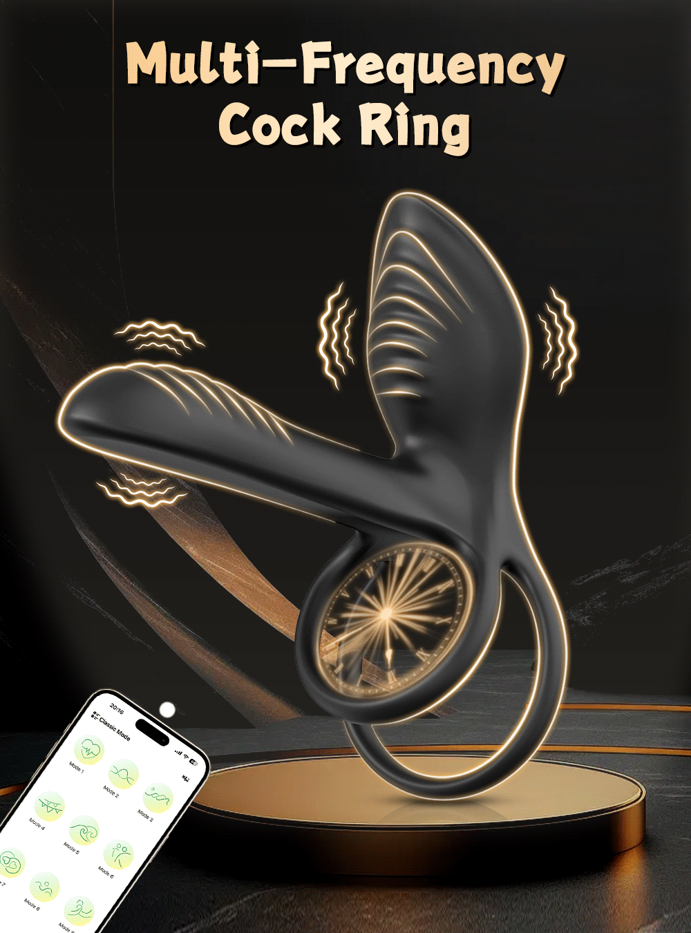 💥2025 Black Rose Ring-FLORAX 15° Curve Boost & Bloom Cock Ring-4 in 1 Couple Toy Penis Ring Nighty