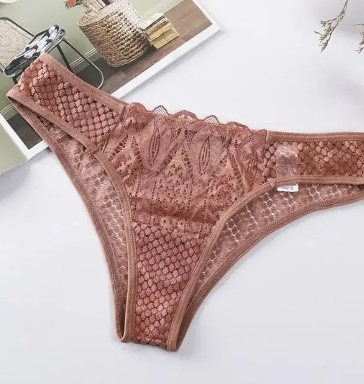 LacyNighty™ Velvet Touch Thong Lacy Nighty thong