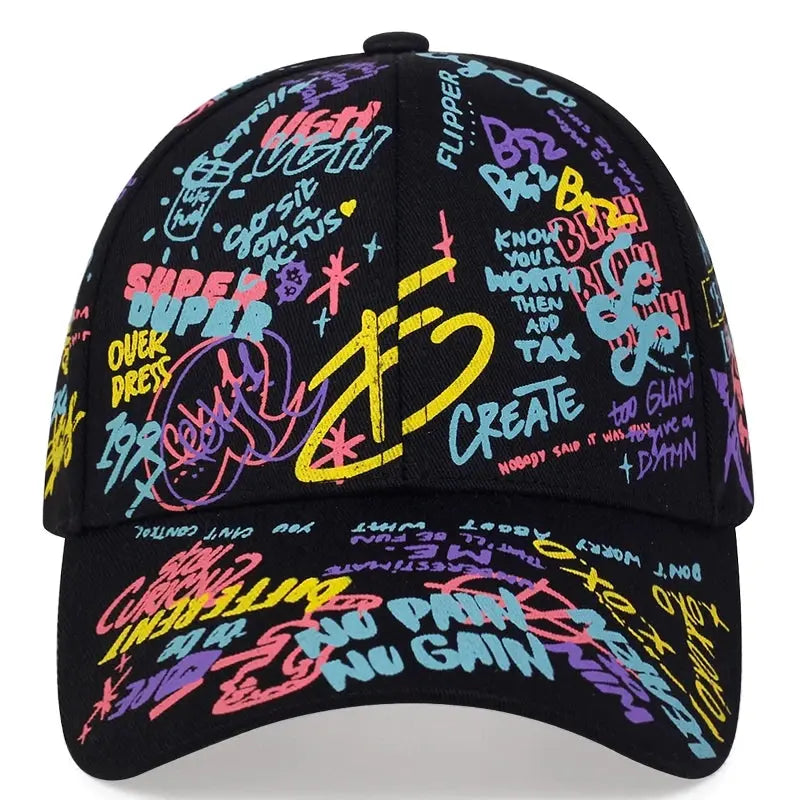 Graffiti Baseball Cap Lacy0301Goth Home