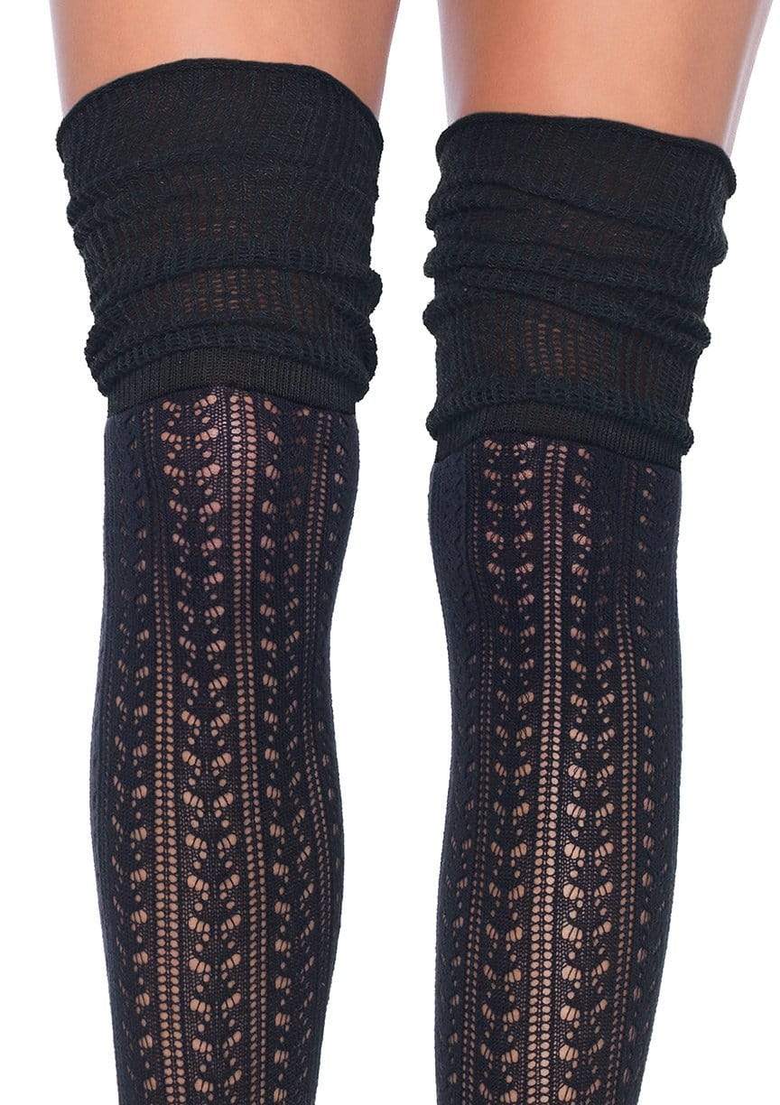 LacyNighty™ Over The Knee Scrunch Sock Leg Avenue Hosiery
