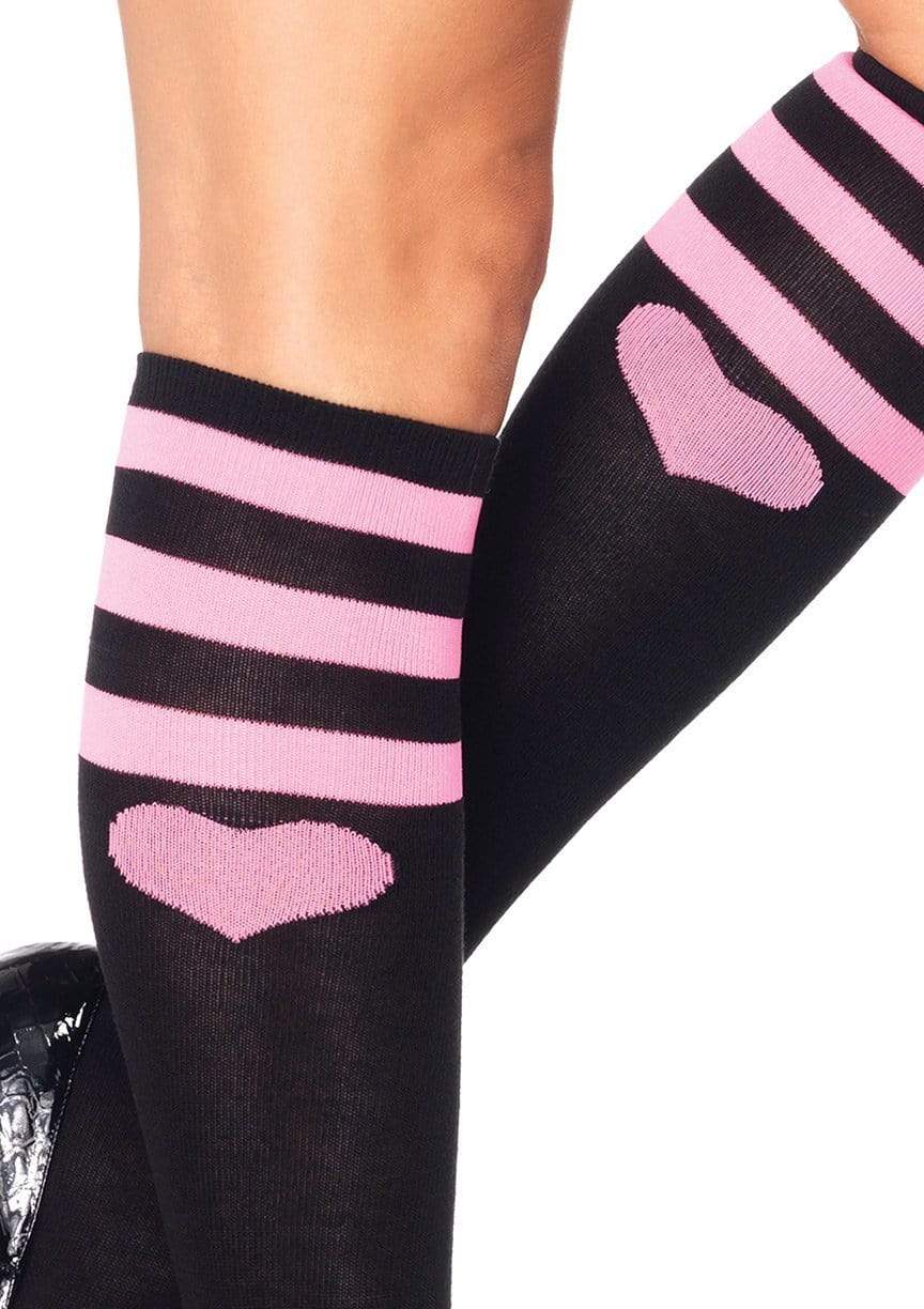 LacyNighty™ Sweetheart Knee Socks Leg Avenue Hosiery