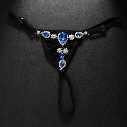 LacyNighty™ Sapphire Thong LacyNighty Panties