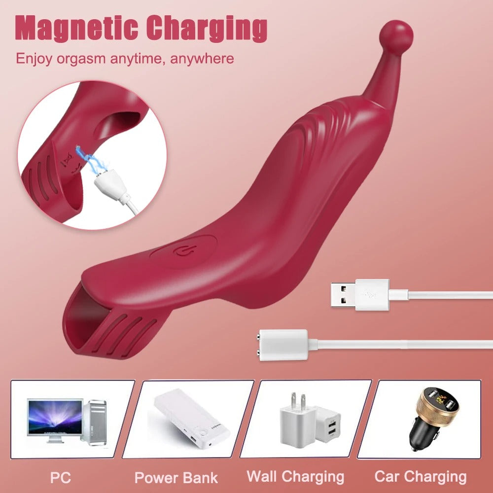 💥 2025 Limited 70% OFF 💦 + FINGROOVE ShockWave G-Spot Finger Vibrator Nighty