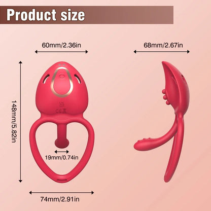 💥 2025 Limited 70% OFF 💦 + CRAVOX 9-Mode Dual Pleasure Ring Nighty
