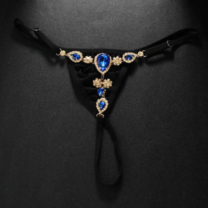LacyNighty™ Sapphire Thong LacyNighty Panties